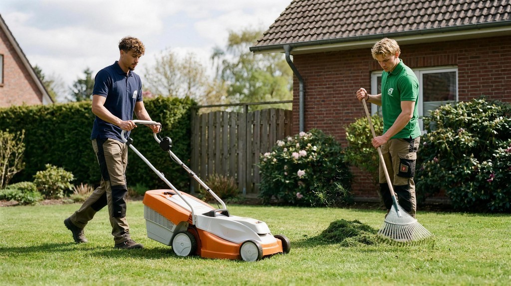 Garten im Sommer im Havelland