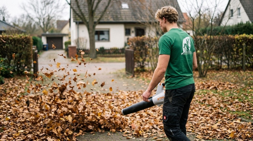 Garten im Herbst im Havelland