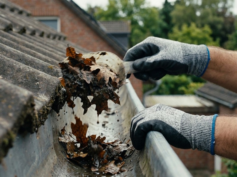 Dachrinnenreinigung im Detail — Haus- & Gartenservice Havelland