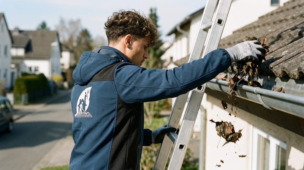 Dachrinnenreinigung im Havelland — Haus- & Gartenservice Havelland